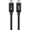 USB-C kaabel WENTRONIC USB4 Gen4 1,2m — toetab 16k@60Hz ja 4K@120Hz