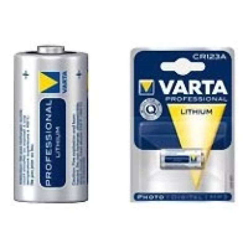 Varta liitium CR123A 3V 1600mAh kaameraaku