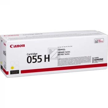 Toonerikassett Canon CRG-055HY 5,9K lehekülge Kollane