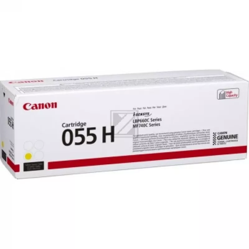 Toonerikassett Canon CRG-055HY 5,9K lehekülge Kollane