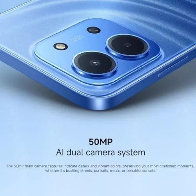 Nutitelefon Xiaomi Redmi 15C 6,9 tolli 4 GB muutmälu 128 GB salvestusruumi sinine, Helio G81-Ultra, 6000 mAh, IP64