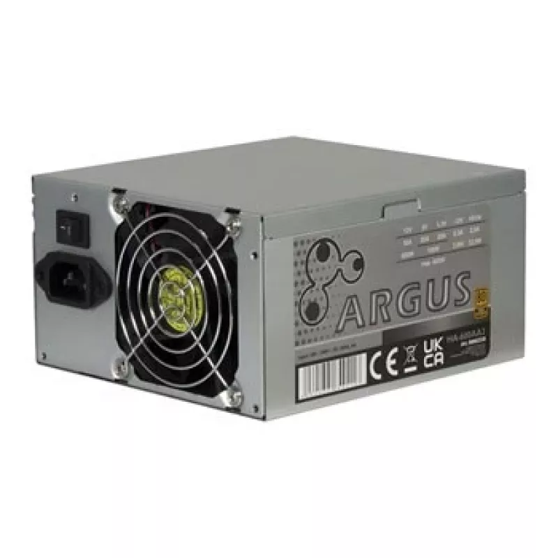 Toiteplokk INTER-TECH Argus 600AA2 600W 80+ Gold, ATX, ühe +12V haruga