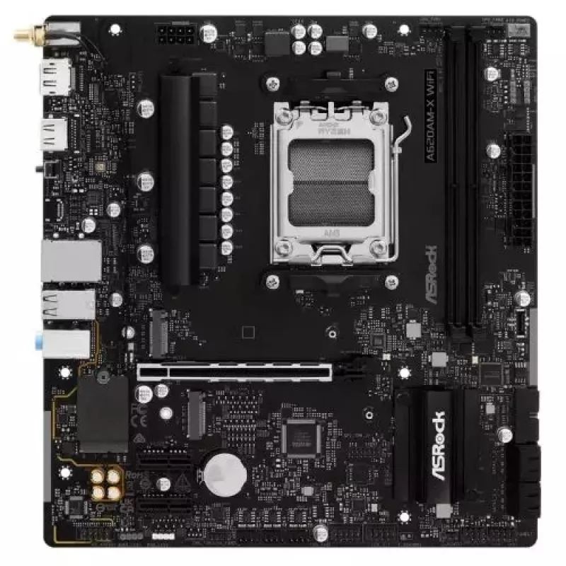 ASRock A620AM-X WiFi AMD A620 AM5 Micro-ATX emaplaat