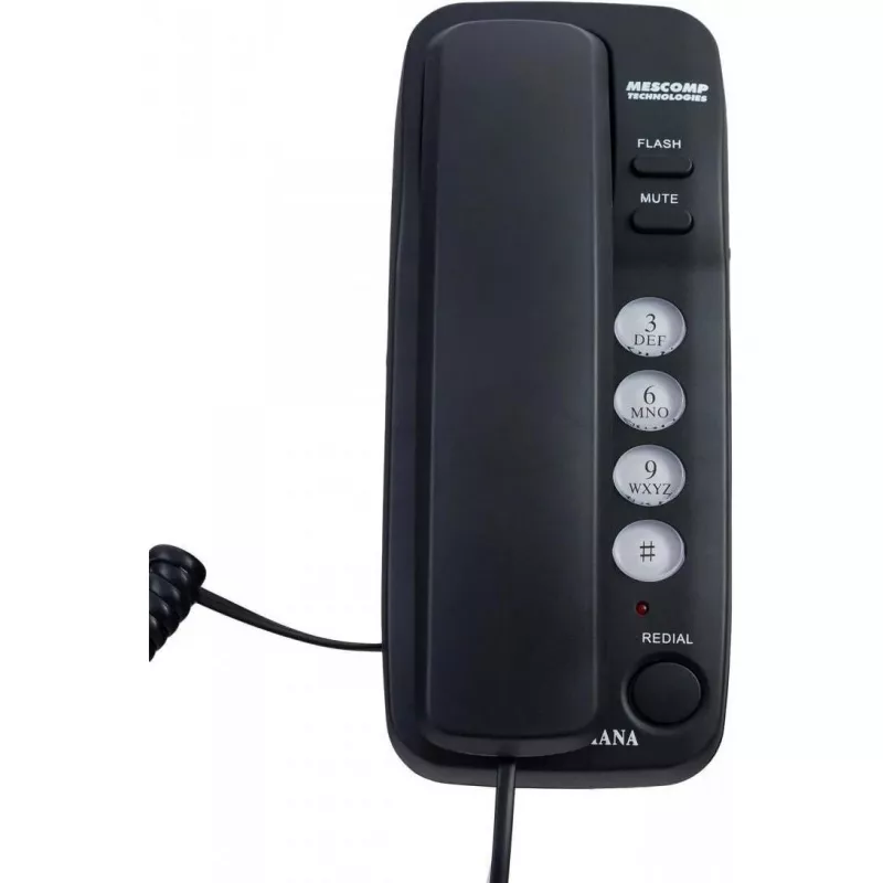 Mescomp Technologies lauatelefon Mesmed Mescomp MT 518 Diana must, telefon, must