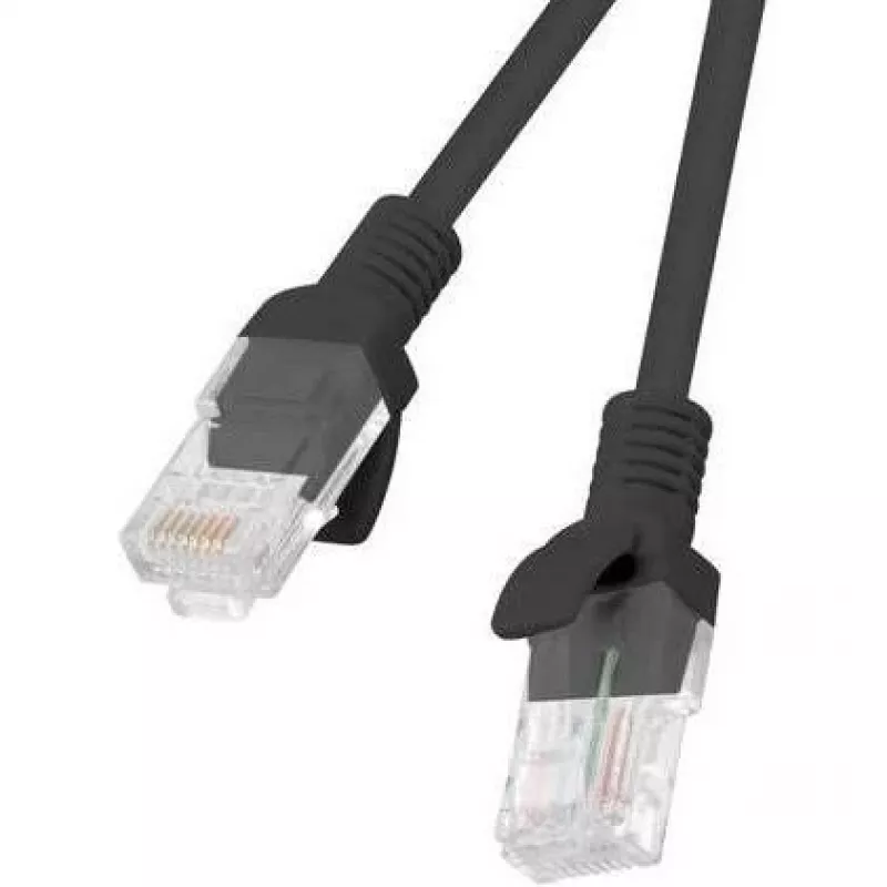 Patchcord LANBERG PCU5-20CC-0150-BK RJ45 Cat.5e 1,5M Must 10-pack