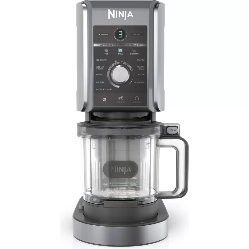 Ninja Creami Deluxe NC502CH, jäätisemasin ja jäätisetegija, must