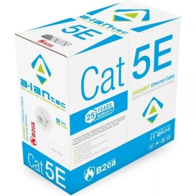 Kaabel U/UTP cat.5e B2ca LSOH 305m KIU5LSOH305B Alantec
