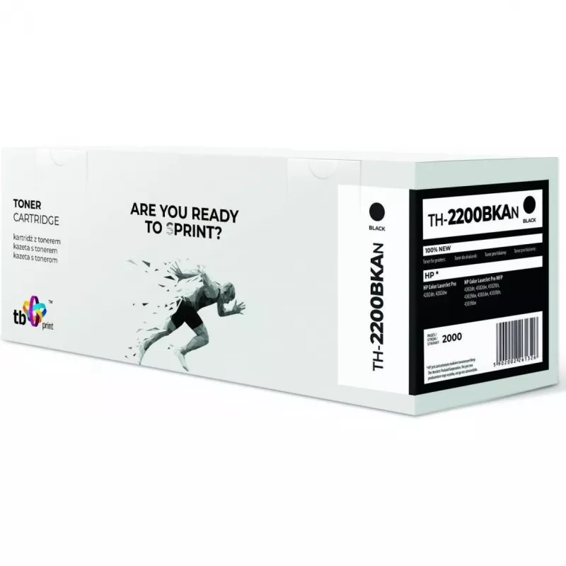 Print, Toner, Toner per HP Värv LaserJet Pro 4202 W2200A TH-2200BKAN 100 Nuovi Must