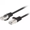 Lanberg kaabel Patch Cat.6 Ftp 0,5 M Must Fluke Testitud 10 Tk Pakk (F/UTP, CAT6, 0,50m), Võrgukaabel