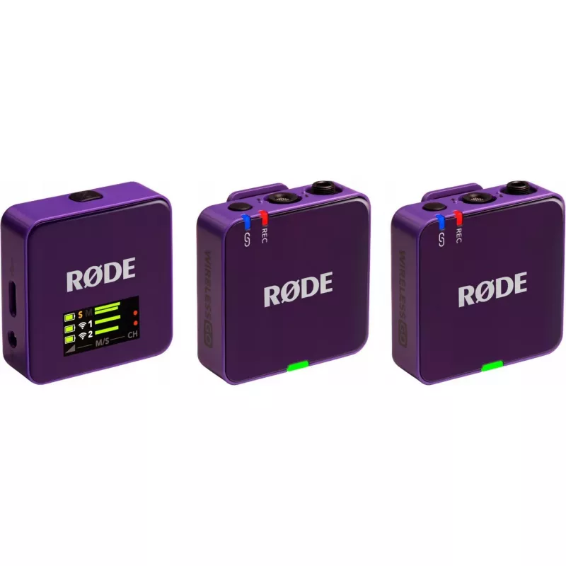 RØDE Wireless GO III lilla - juhtmevaba mikrofonsüsteem (lilla)