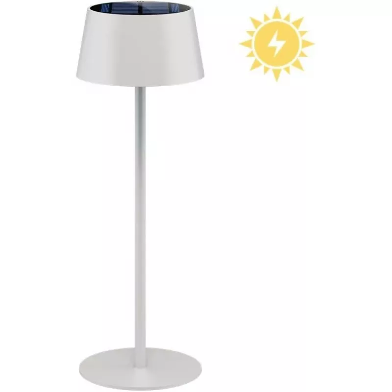 GOOBAY RB73929 juhtmevaba päikeseenergial töötav LED laualamp, valge