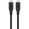 Goobay USB-kaabel-C, USB4, 240 W, 40 Gbit/s, Power Delivery, 1 M (1m, USB 4.0, 240W), USB-kaabel