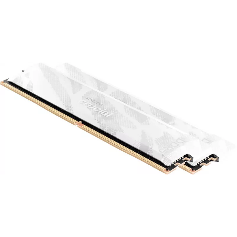 Crucial Pro OC 32GB (2x16GB) DDR5 PC5-48000C32 6400MHz Dual Channel Kit - Valge