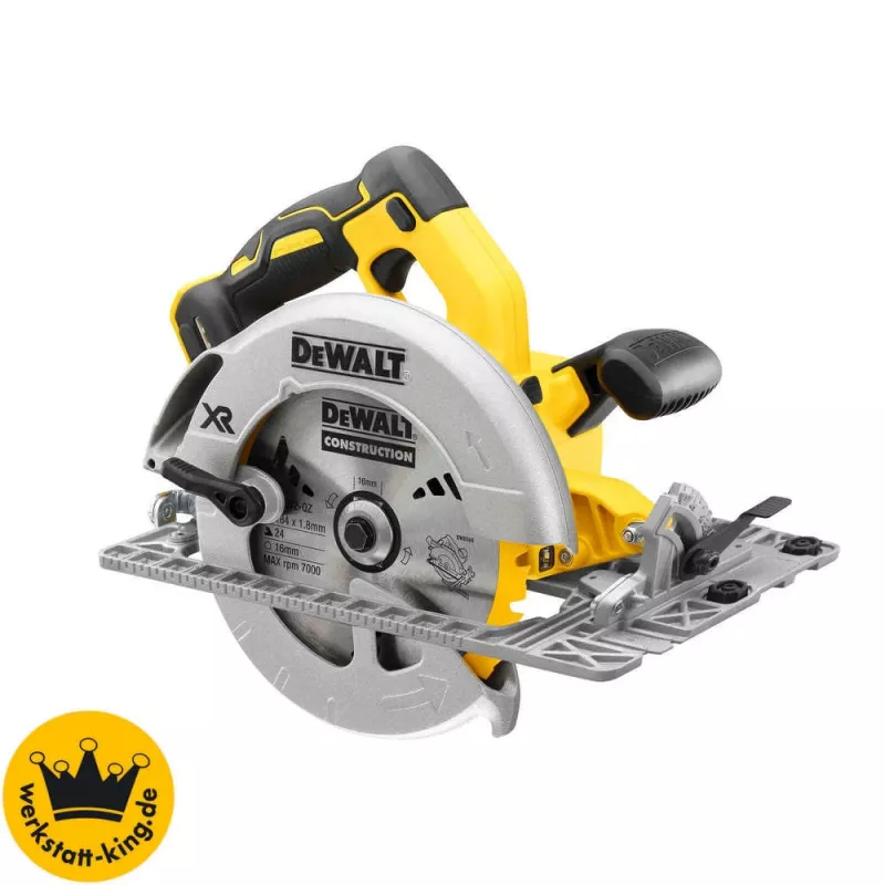 Akuketassaag DeWALT DCS572NT — 18 V Li‑Ion, harjadeta, 184 mm ketas, 58 mm lõikesügavus (90°), 57° kaldenurk
