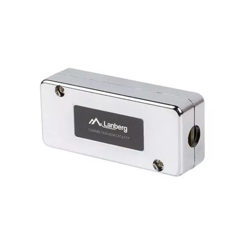 LANBERG võrgukarbik PLC-6SL1-S, Cat6 S/FTP (S-STP), hõbedane, 82×35×23 mm