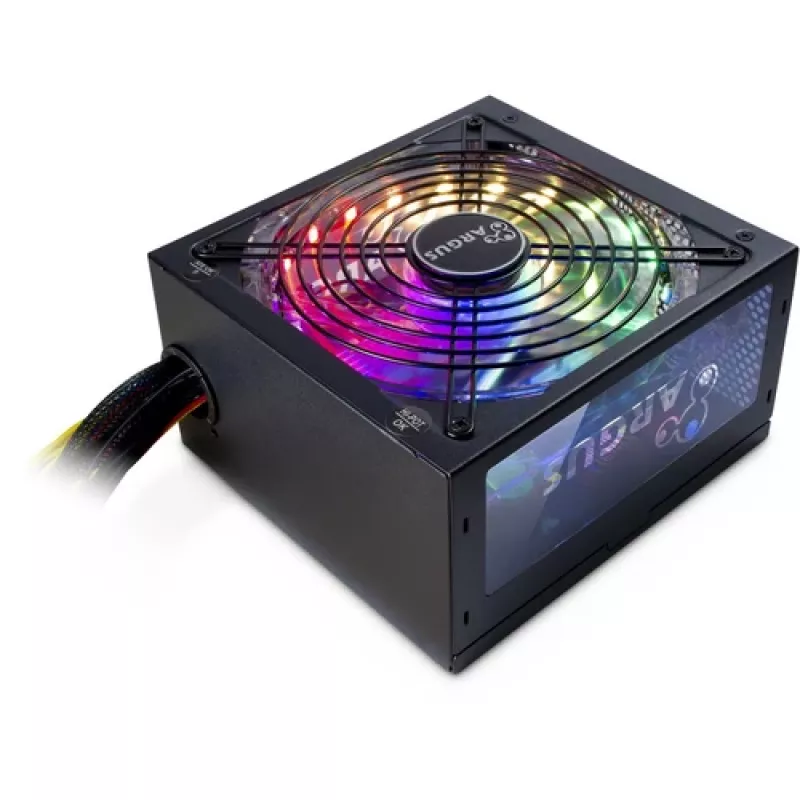 Inter-Tech Argus RGB-600W II toiteplokk 20+4-pin ATX ATX must