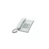 Analoogtelefon Panasonic KX-TS500PDW — 16 nuppu, valge, laua-/seinale kinnitatav, 100-kohaline telefoniraamat