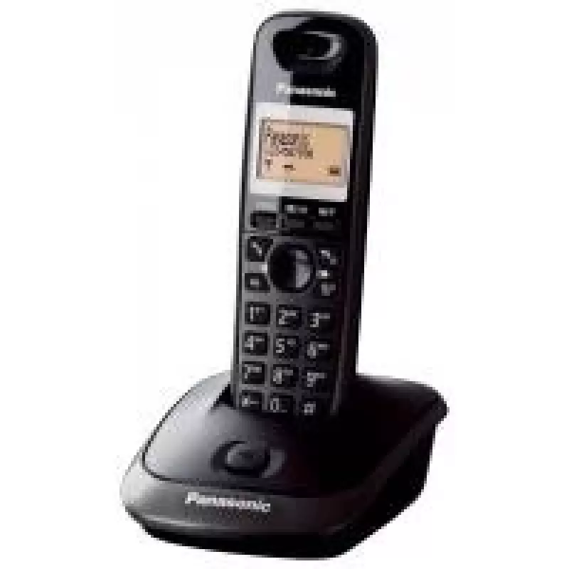Panasonic KX-TG2511 DECT telefon must kõnevalija ID-ga