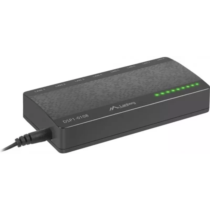 LANBERG DSP1-0108 Lanberg Switch DSP1-0108 8-Port 100MB/S Desktop