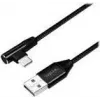 LogiLink CU0137 USB-kaabel USB 2.0 0,3 m USB A - USB C Must
