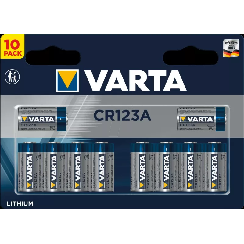 Aku Varta 06205 CR123A Liitium 3 V 34.5 mm 16 g