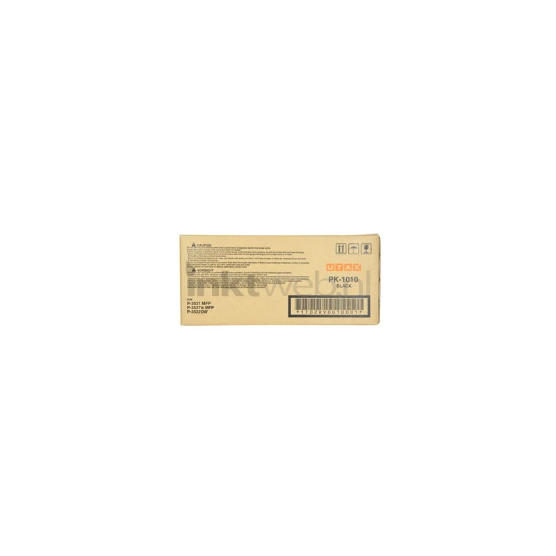Utax 1T02RV0UT0/PK-1010 toonerikomplekt, 3K lehekülge ISO/IEC 19752 TA P... jaoks
