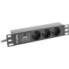 Lanberg PDU-03F-0200-BK Stromverteilereinheit (PDU) 1U Must 3 AC-Outputs (PDU-03E-0200-IEC-BK)