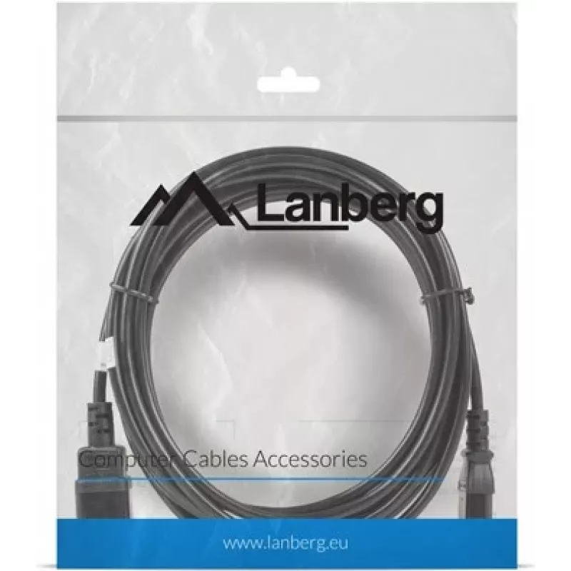 Lanberg C13-C14 VDE toitekaabel, 5m (ca-c13e-11cc-0050-bk)