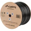 Lanberg LCU5-30CU-0305-BK võrgukaabel 305 m Cat5e U/UTP (UTP) must (LCU5-30CU-0305-BK)