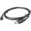 Lanberg CA-USBM-10CC-0010-BK USB-kaabel USB 2.0 1 m Micro-USB B USB A Must