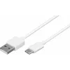 Wentronic 59130 2m USB A USB C isane isane Valge USB-kaabel (59130)