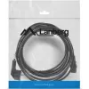 Toitekaabel LANBERG CA-C13C-11CC-0050-BK — 5 m, C13 ühendus CEE7/7 pistikule, nurgeline C13