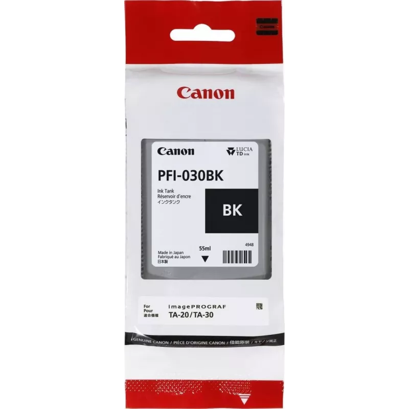 Canon PFI-030BK tindikassett 1 tk Originaal Must