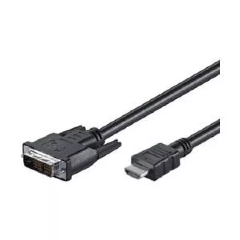 Goobay | DVI-D/HDMI-kaabel, nikeldatud | 50580 | DVI-D isane Single-Link (18+1 kontakt) | HDMI isane (tüüp A) | 2 m