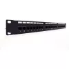 DIGITUS Professional DN-91624U - patch-paneel - RJ-45 x 24 - must, RAL 9005 - 1U (19 inch)