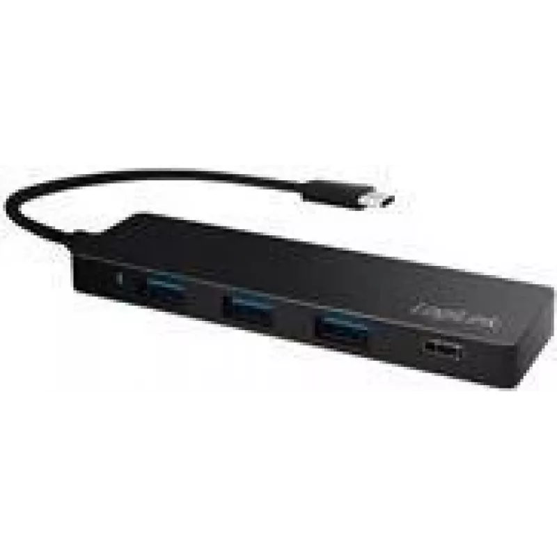 LogiLink UA0311 USB-C 3.2 Gen 2 multipordijaotur 4 porti must