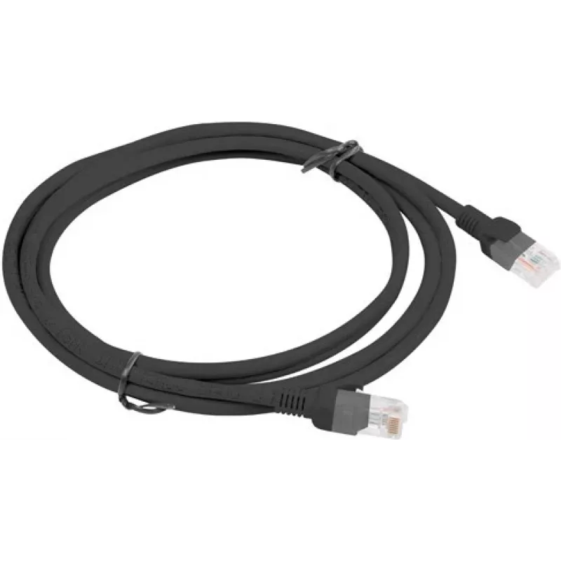 Võrgukaabel LANBERG PCU5-10CC-0200-BK RJ-45 Cat5e U/UTP 2 m Must
