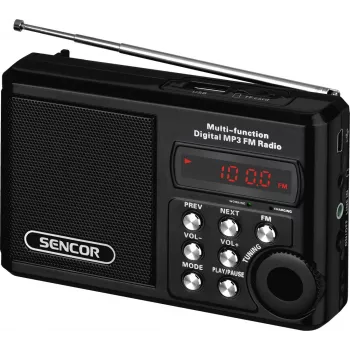 Kaasaskantav raadio SRD 215 B MP3, USB, SD