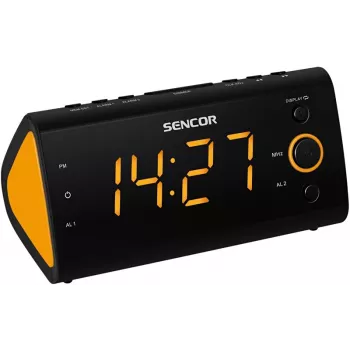 Raadiokell SENCOR SRC 170 — PLL FM raadiokell, 1,2-tolline LED, topeltäratus, toatemperatuur, patarei varutoide