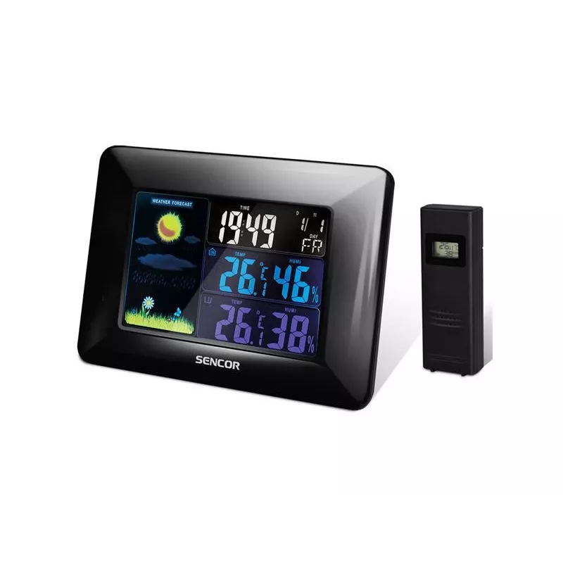 Sencor SWS 4250 ilmajaam juhtmevaba anduriga, värviline LCD