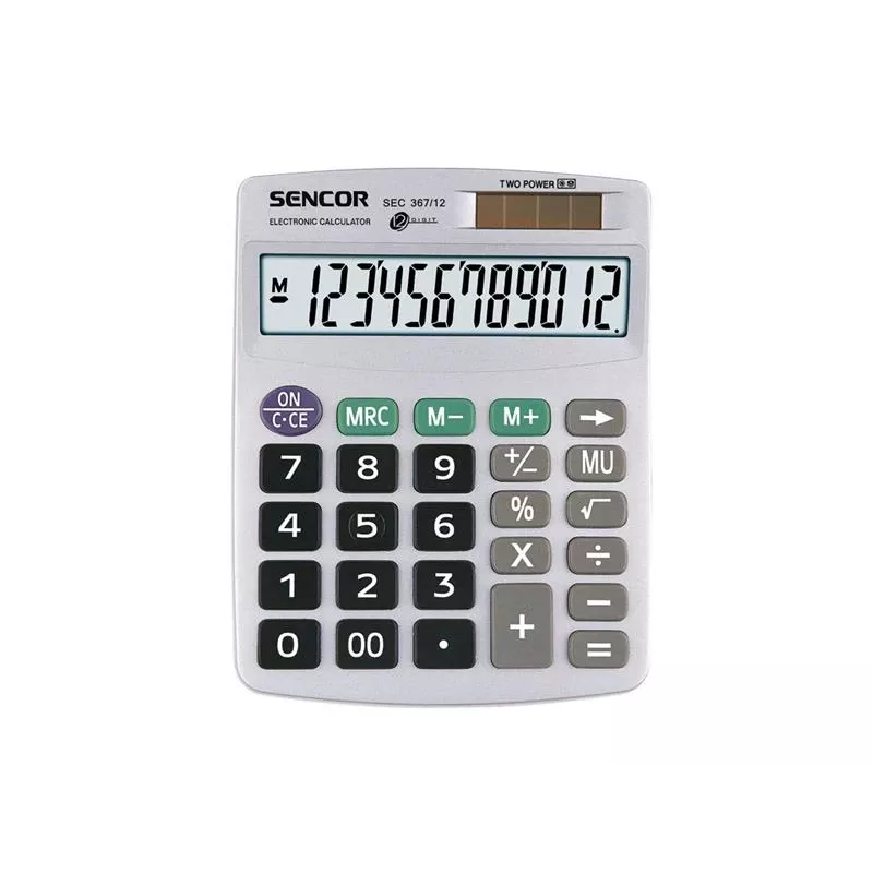 Calculator SEC 367/12 Table,12 Digital LCD