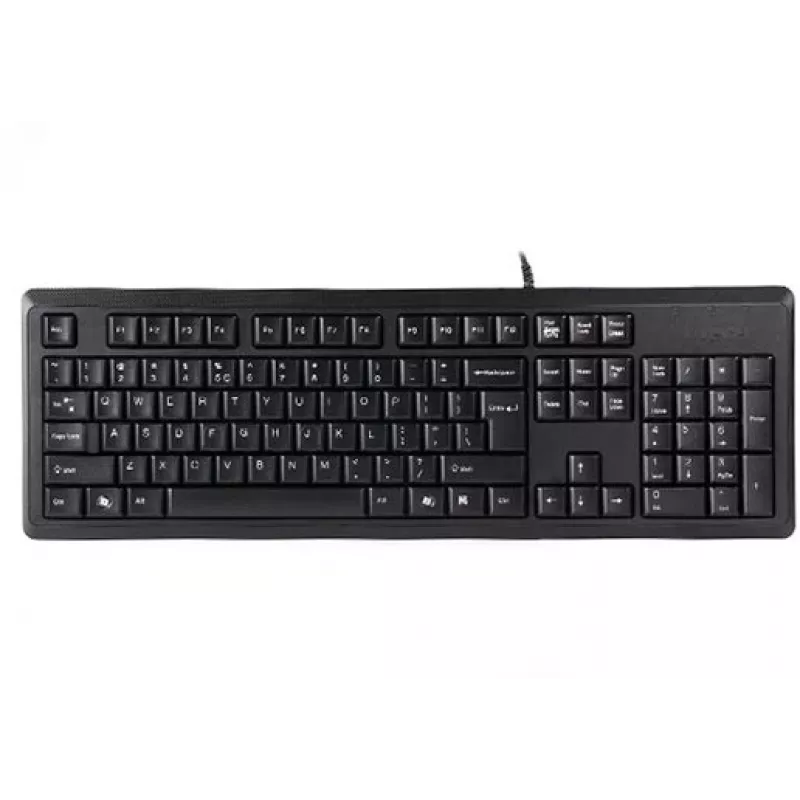 A4Tech KR-92 klaviatuur universaalne USB QWERTY inglise must