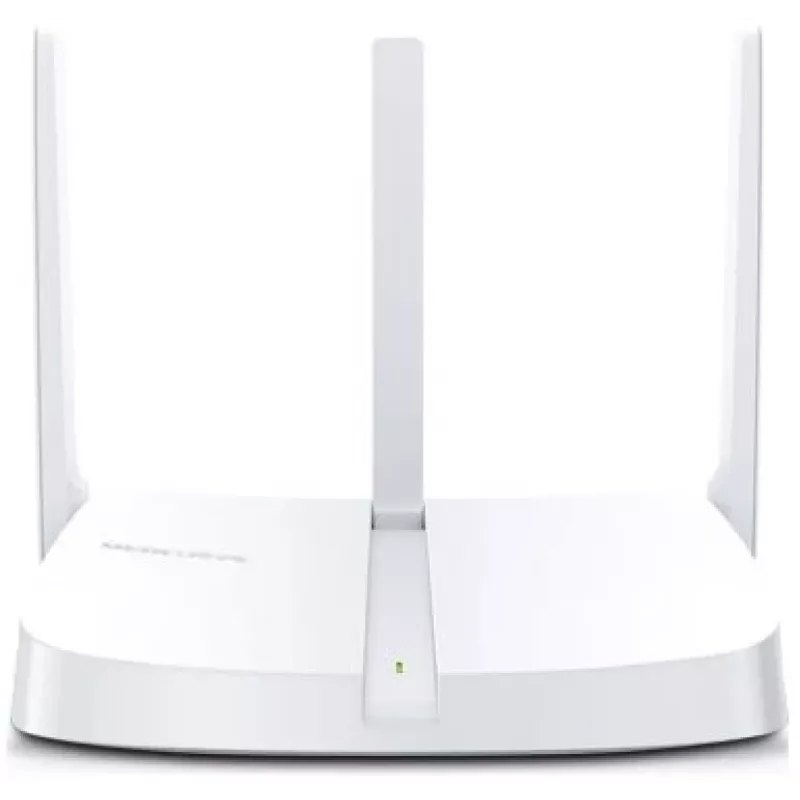 Mercusys 300Mbps traadita N-ruuter Wi-Fi 4 (802.11n) ühe ribaga (2,4 GHz) Ethernet LAN valge lauatelefon