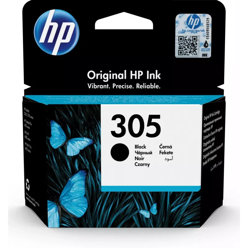 HP 305 must originaalne tindikassett, must, 1 tk, 120 lehekülge