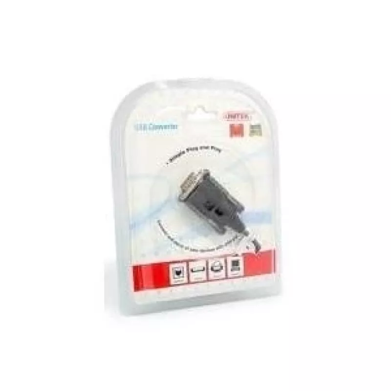 UNITEK Y-108 USB 2.0 RS232 musta kaabli liidese adapter (Y-108)