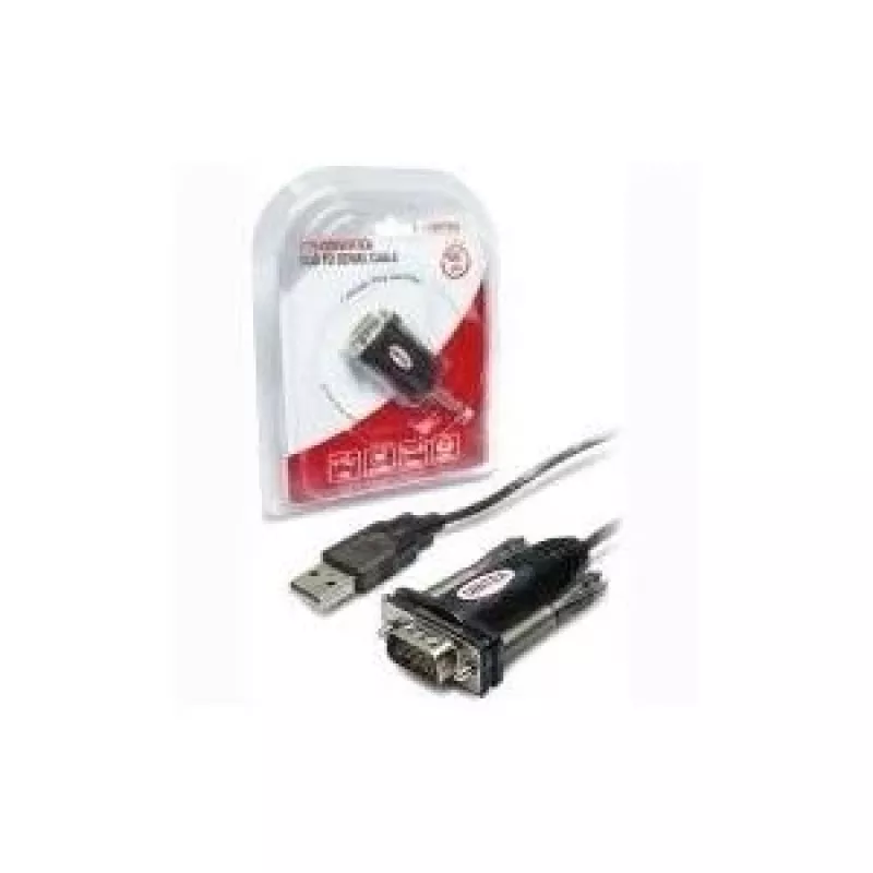 UNITEK Y-105 jadakaabel must 1,5 m USB Type-A DB-9