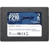 2.5-tolline SATA III SSD PATRIOT P210 2 TB — 500 MB/s lugemiskiirus, 400 MB/s kirjutamiskiirus, 7 mm