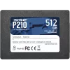 2,5-tolline SATA III SSD PATRIOT P210 512 GB — 500 MB/s lugemine, 400 MB/s kirjutamine