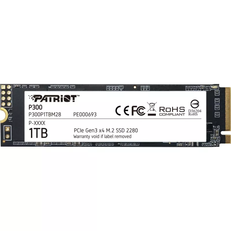 Patriot Memory P300 1,02 TB M.2 PCI Express 3.0 NVMe 3D NAND