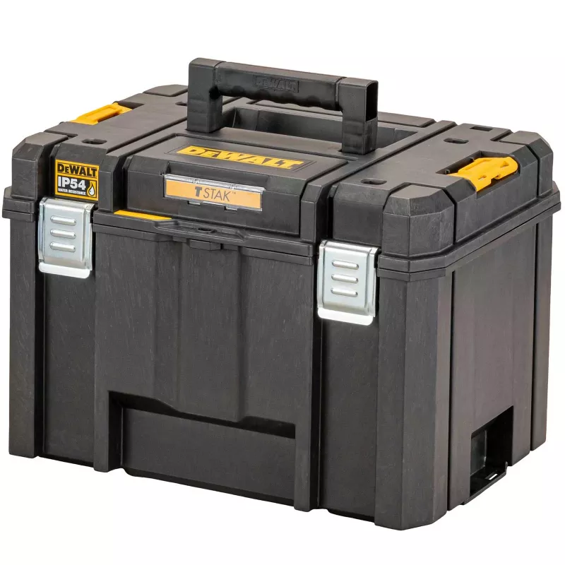 Tööriistakohver DeWalt DWST83346-1, alumiinium, veekindel, 23 L, 332×301×440 mm, must